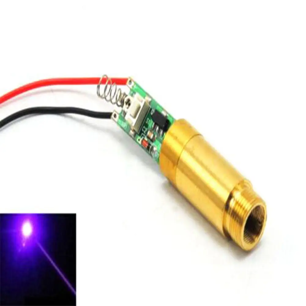 

Industrial Brass 405nm 100mW Violet Blue Dot Laser Diode Module DC3.7V