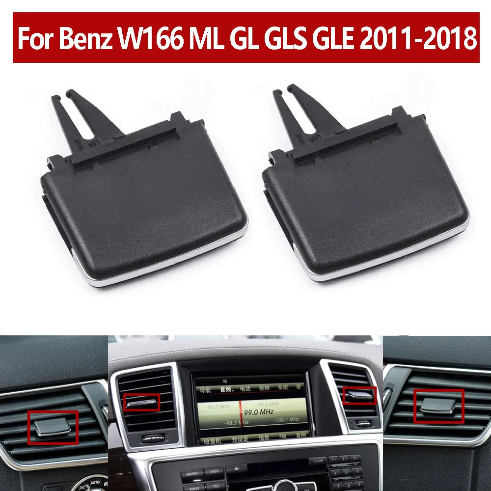 Kit de reparación de Clip de pestaña de salida de ventilación de aire actualizado para Mercedes Benz W166 ML GL GLS GLE 2011-2018