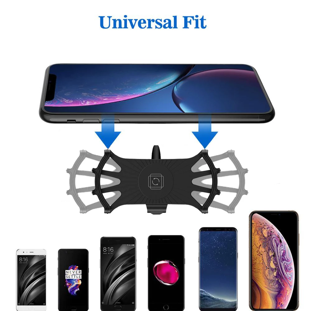 Universal Motorcycle Mobile Phone Holder Bike Handlebar Stand Bracket Bicycle Phone Holder for IPhone 7 XS Max Samsung Xiaomi 9
