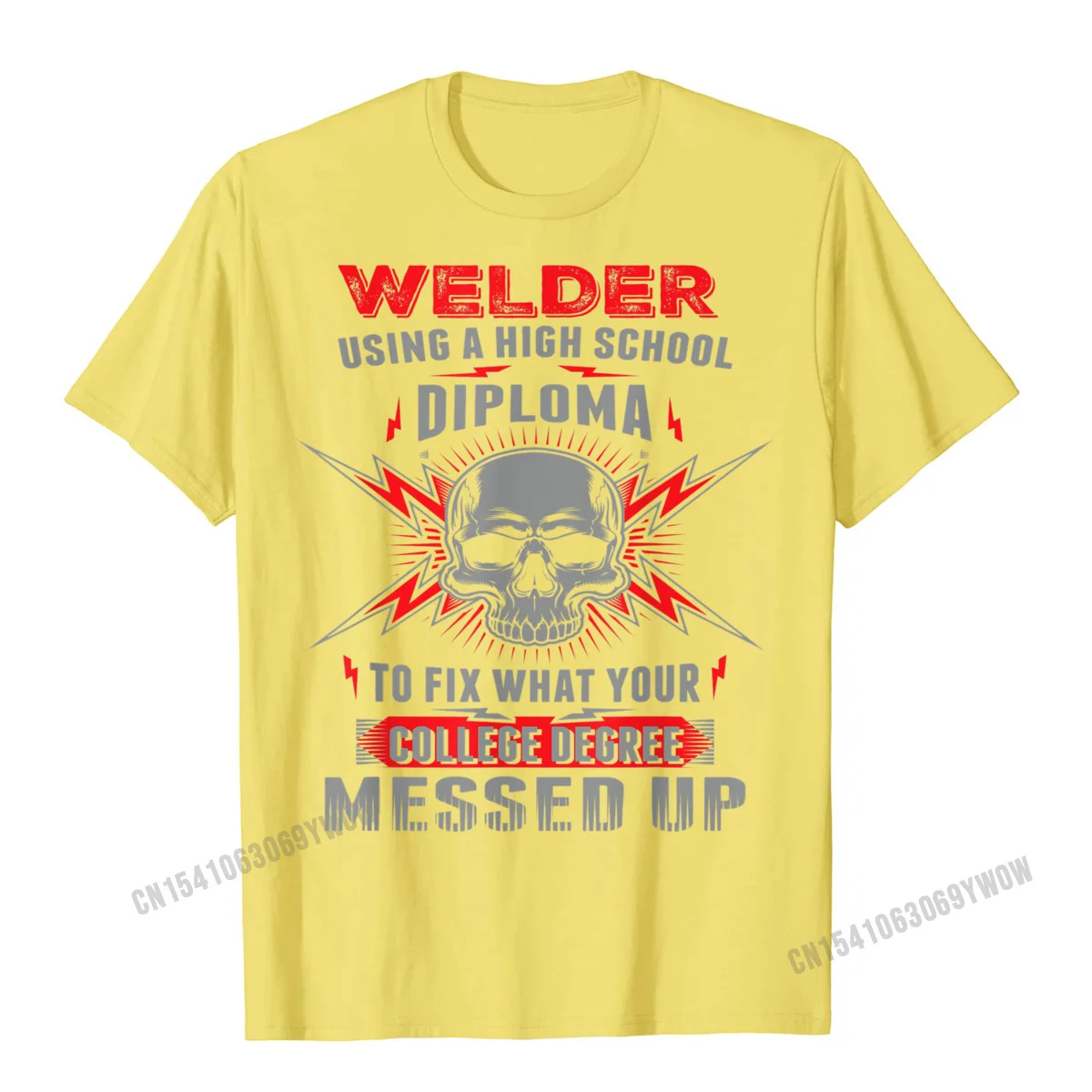 Funny Welding Proud Welder Tshirt Custom Summer Tops Shirts Company Harajuku Cotton Male T Shirt Oversized T Shirt