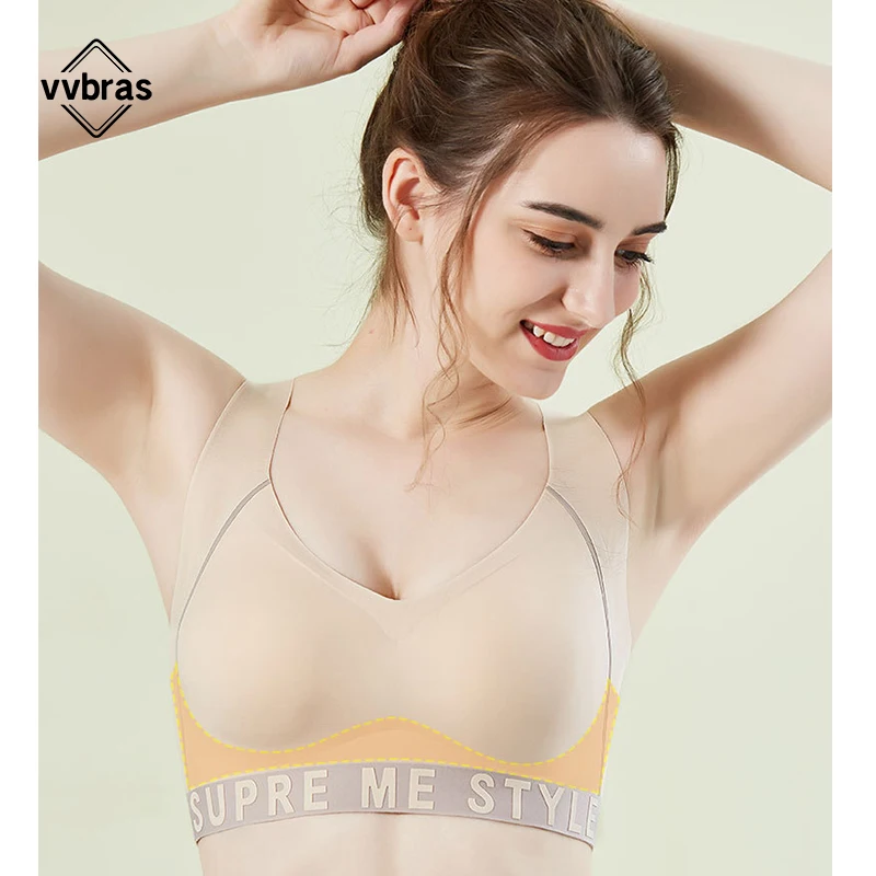 vvbras Women Bra Posture Corrector Bralette Front Closure Bras Fitness Vest Push Up Bra Female Brassiere Underwear Cross Back