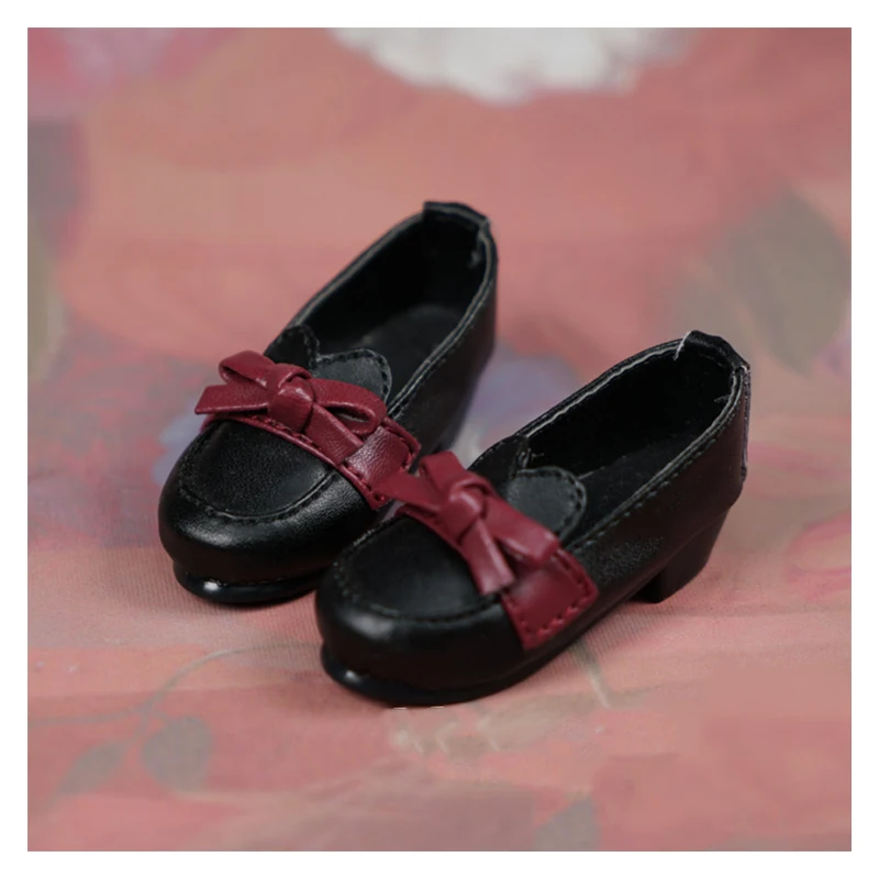 

1/3 1/4 BJD shoes 5.5cm doll leisure shoes with bows for 1/4 1/3 SD BJD doll accessories doll shoes 2 colors 7cm length