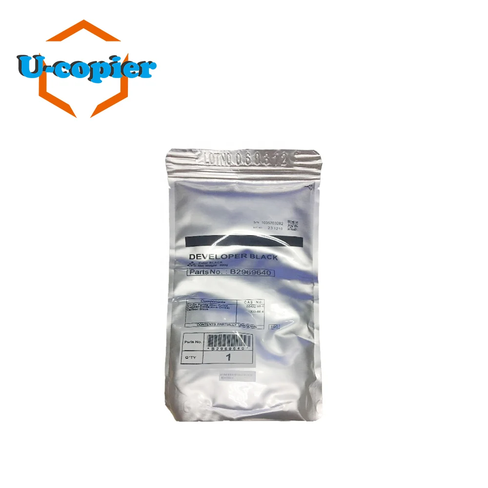 B296-9640 (B2969640) Desenvolvedor Preto 500g Para Ricoh MP 3500 4000 4001 4002 4500 5000 5001 5002 SP 8200 MP 4001 MP 4000 MP 4001