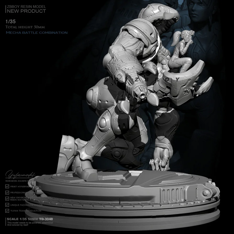 50mm 1/35 Resin model kits figure beauty colorless and self-assembled TD-3048