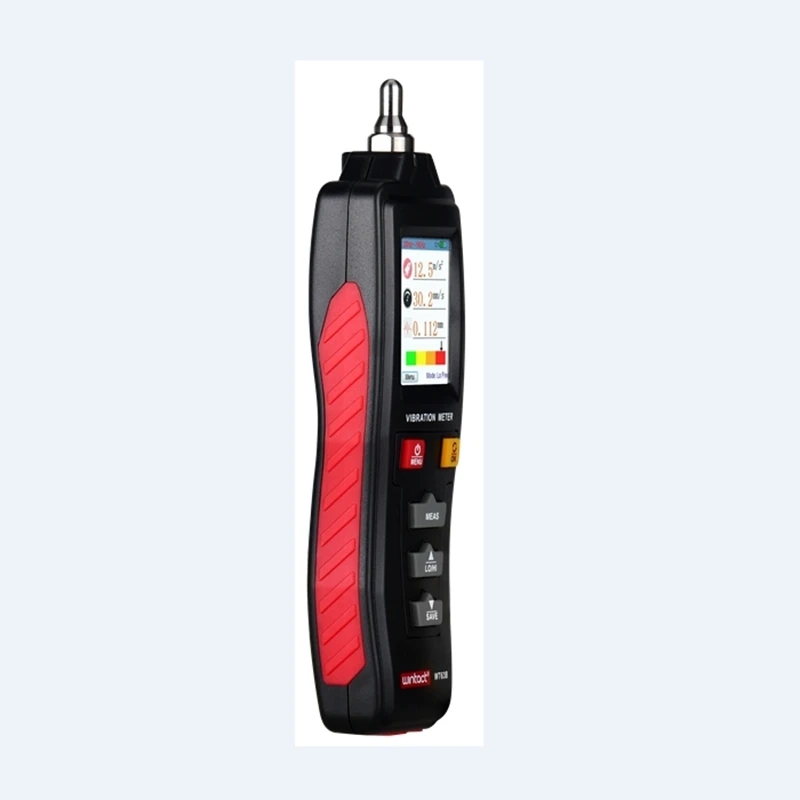 Mechanical Equipment Vibration Tester Curve Display Acceleration Velocity Displacement Digital Vibration Analyzer Magnetic Probe