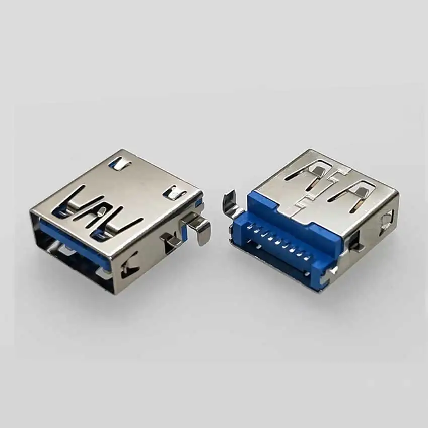 Cltgxdd 10PCS USB 2.0 3.0 Connector Female Socket USB3.0 USB2.0 Jack For Lenovo/Acer/Asus Laptop motherboard Interface U Disk