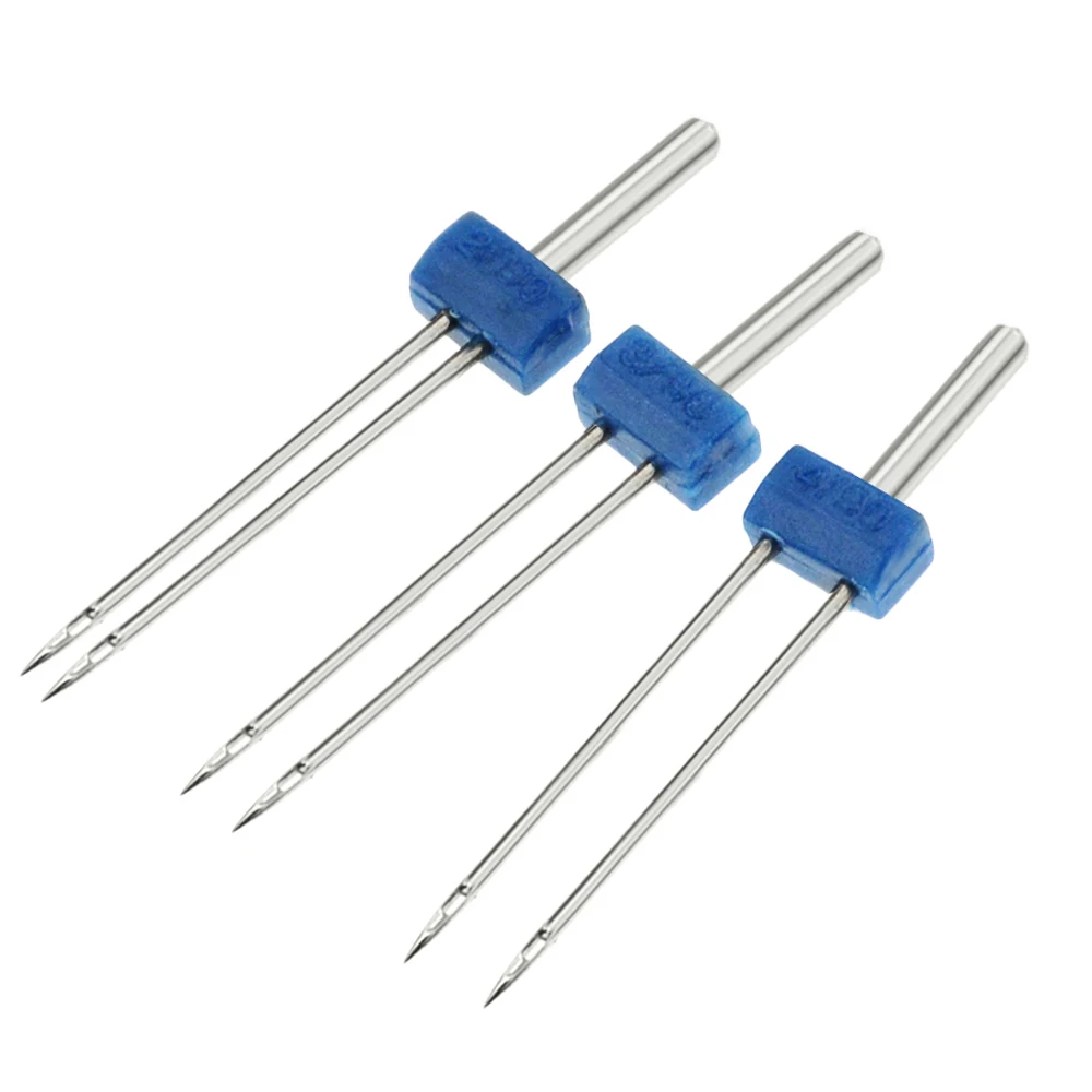 3pcs 2MM 3MM 4MM Double Needle For Household Multi-Functional Sewing Machine Accessories (One Set Of Three Specifications)