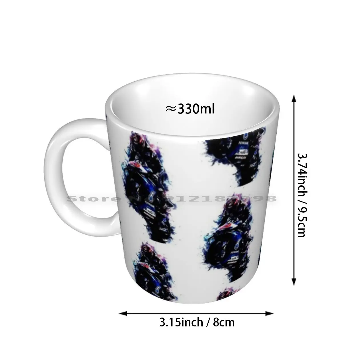 Quartararo Best Series 03 Ceramic Mugs Coffee Cups Milk Tea Mug Andrea Davizioso Andrea Davizisioso Gp Grandprix 20 El Paris