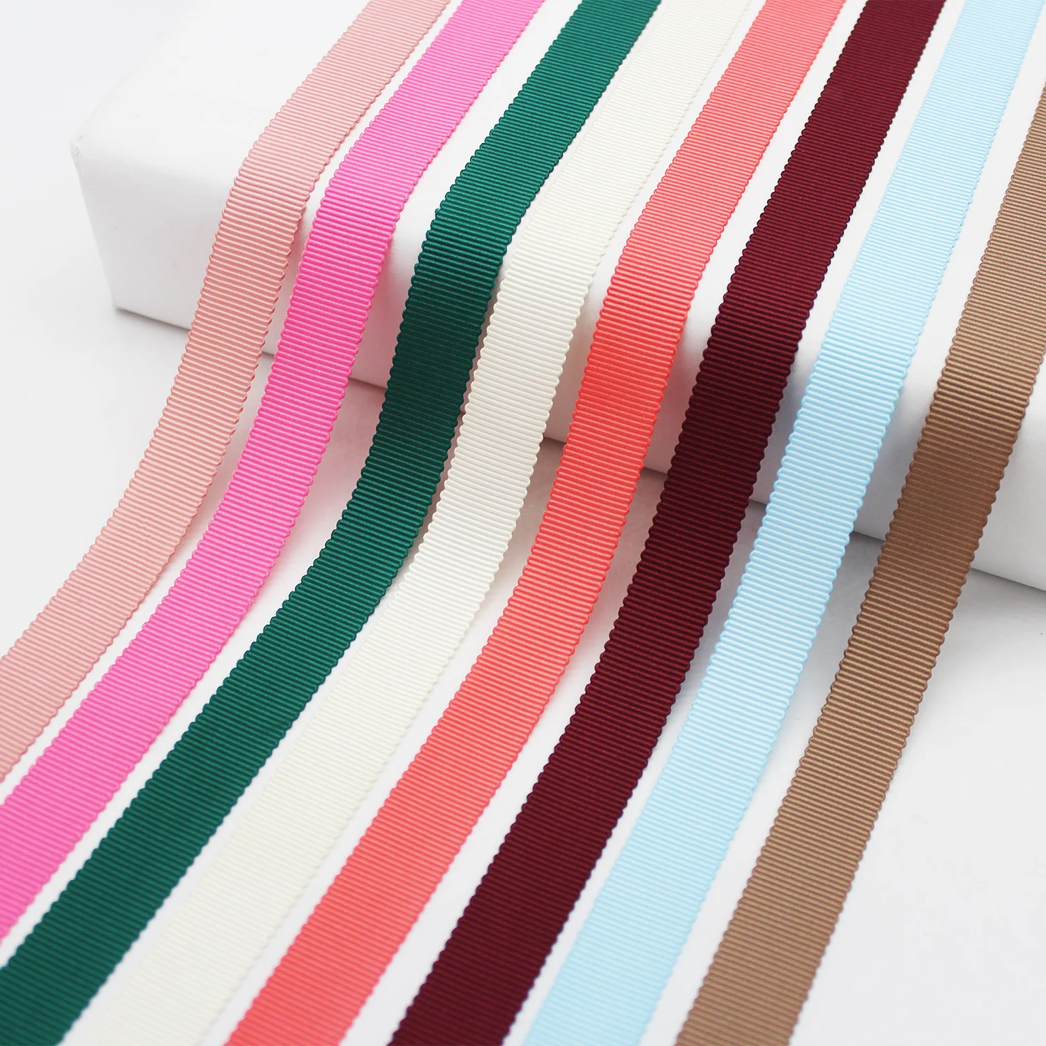 2021 New Polyester Petersham Ribbon Many Colors DIY Crafts Accessories 1/4\