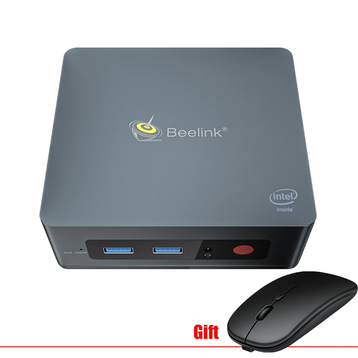 Beelink GK35 8GB 128GB/256GB Windows10 Mini PC Intel J3455 Quad Core 1000M Lan AC Dual WiFi 2*HD-MI 4*USB3.0 TV Box Media Player