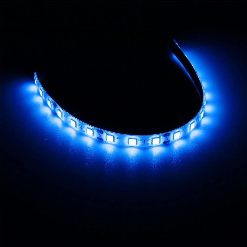 Waterproof LED Strip 5050 SMD DC12V 18 LED Flexible LED Case Strips Tape Light for PC Computer Case Dropshipping