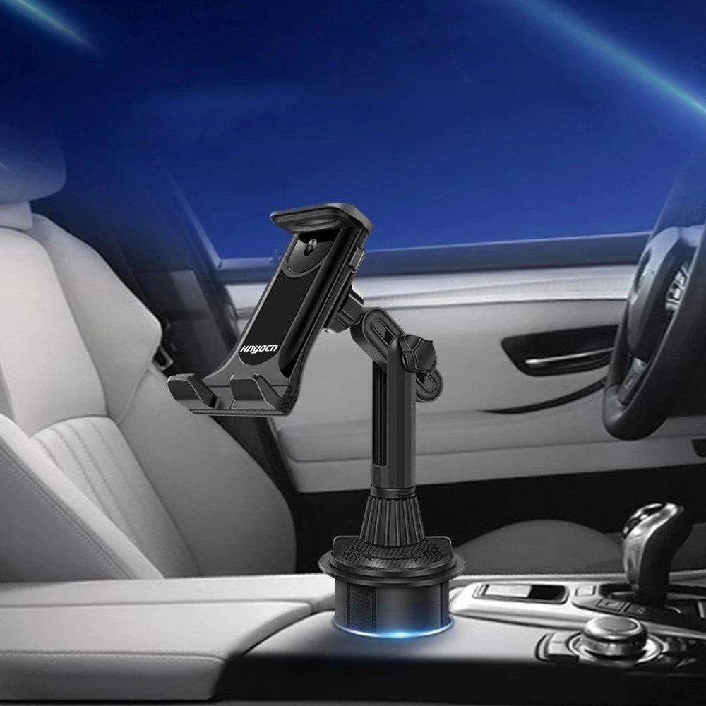 Universal 360 Car Cup Holder Tablet Auto Mobile Mount Cradle for Apple iPad Pro 12.9 Air 2019 Mini 4 5 Samsung Tab S7 Plus 12.4 image 2