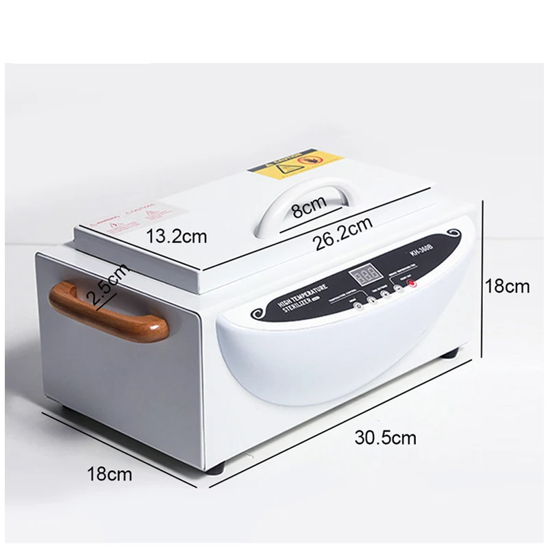 Nail Sterilizer Carbinet Advanced Version Manicure Beauty Salon High Temperature Disinfection With LCD ForUsing Nail Tool