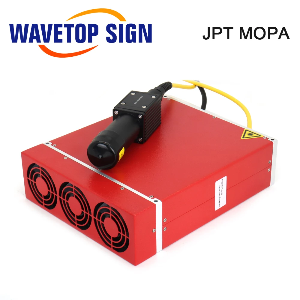 WaveTopSign 20W 30W 60W Split Type Aluminum Shell Fiber Laser Marking Machine JPT Fiber Laser Source MOPA Series