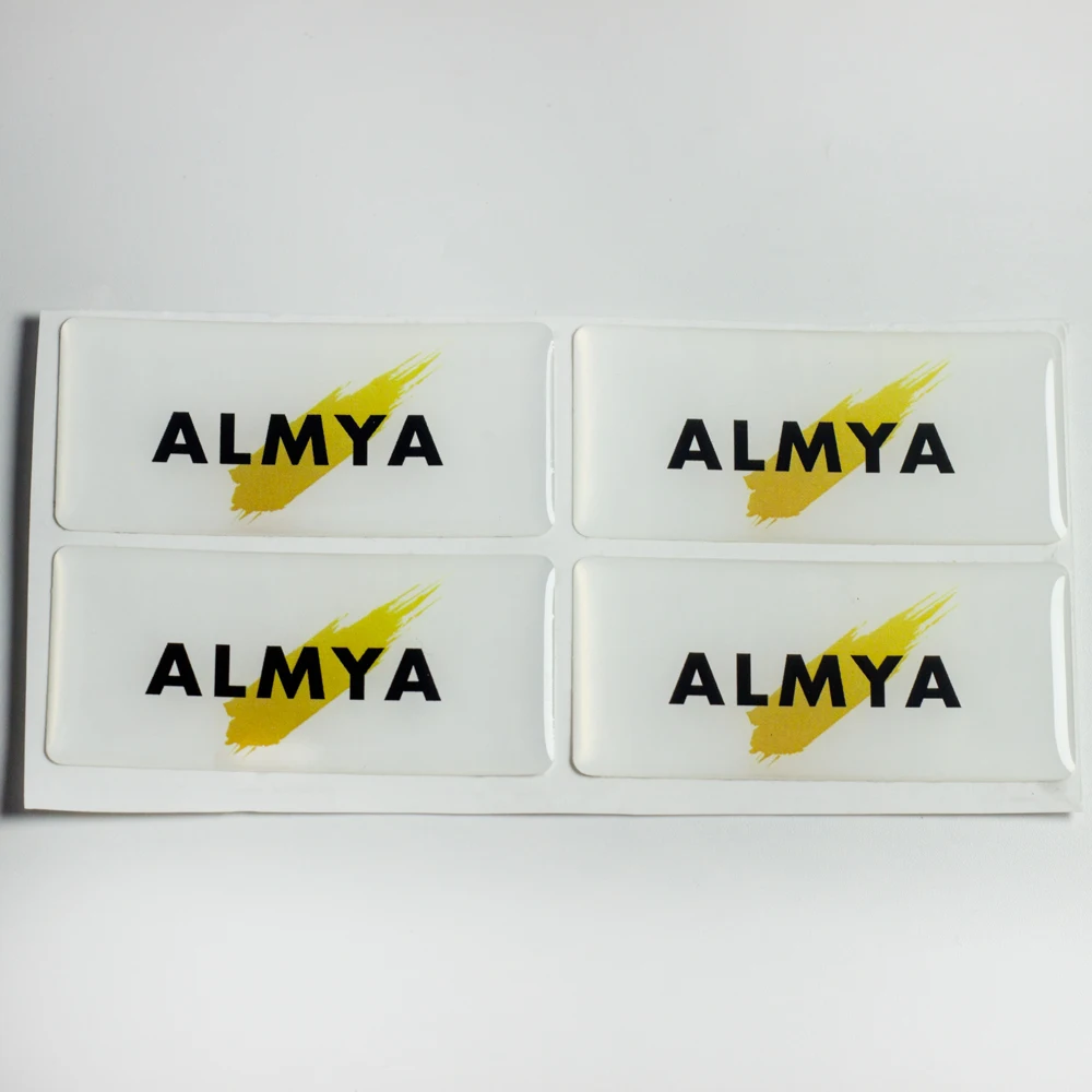 Crystal Drop Plastic Customize Your LOGO Car Label Wine Bottle Packaging Box Logo Trademark PVC Sticker