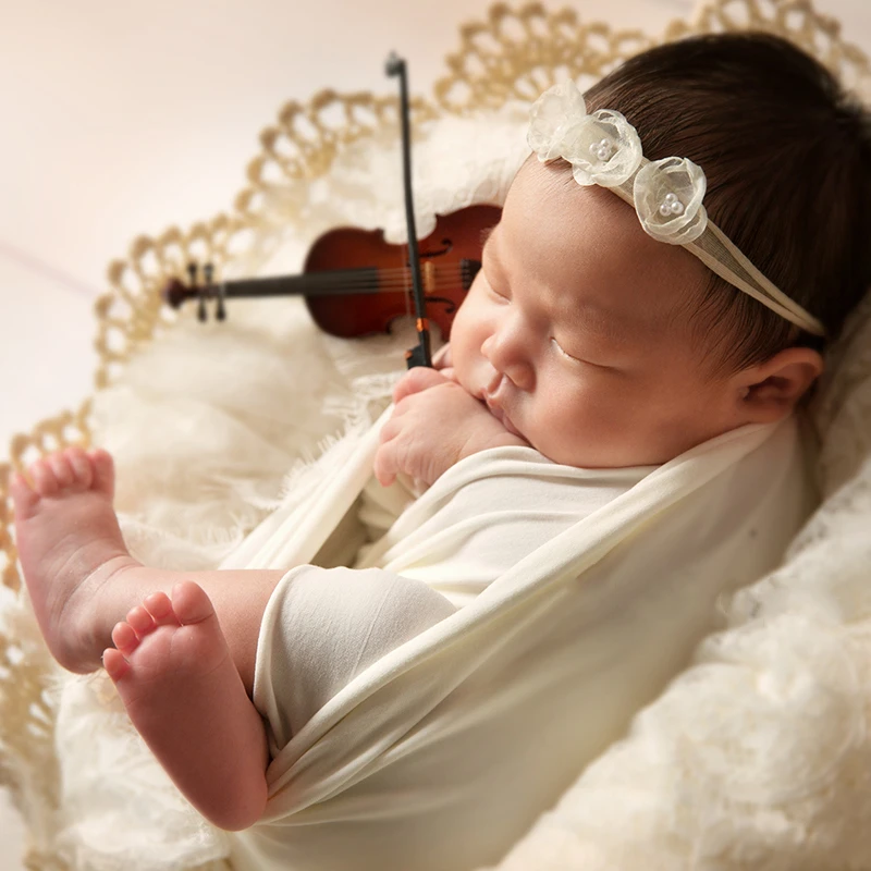 Newborn Photography Props MIni Musical instrument violin for Bebe Fotografia Studio photo shoot instruments baby Photo Props