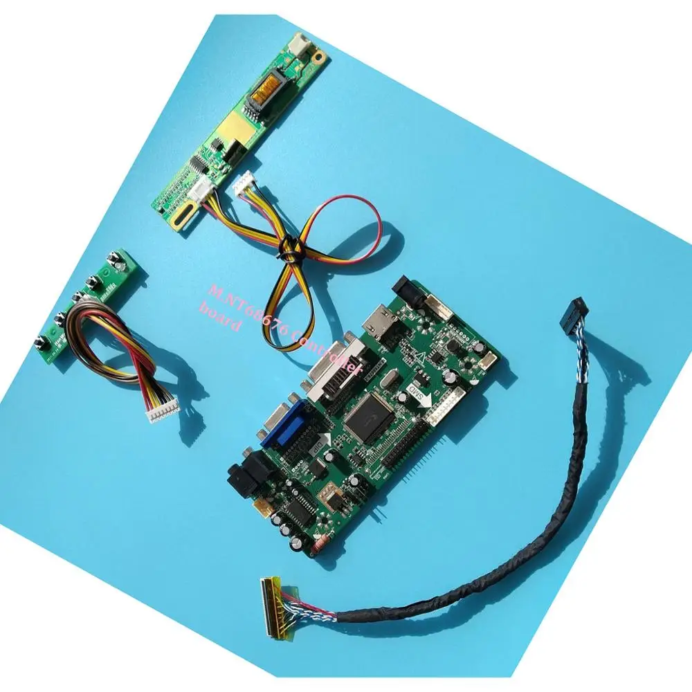 Imagem -02 - Placa Controladora de Áudio Kit para Lm190e09 tl Tela de Painel 1280x1024 Lvds Lcd Monitor de 30 Pinos m. Nt68676 Hdmi Mais Dvi Mais Vga 19