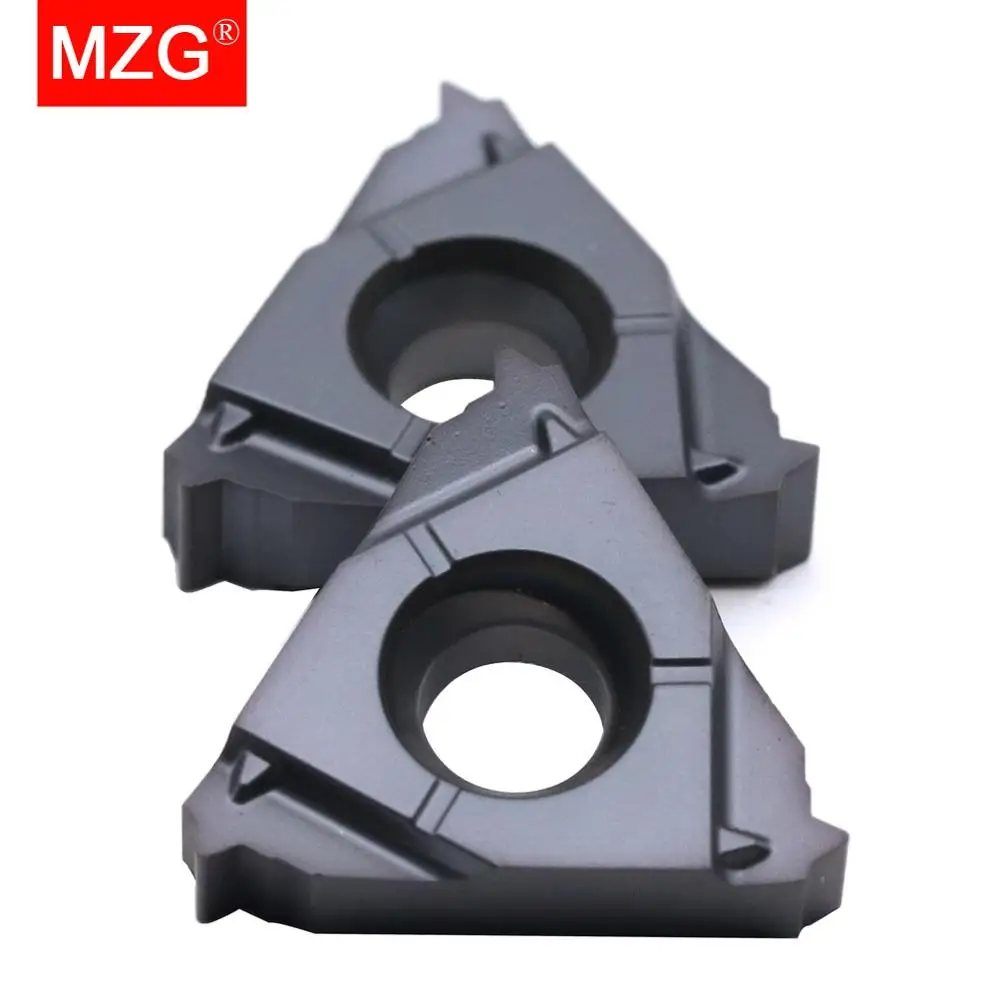 MZG 10pcs American Standard 16IRM 14UN 12UN 18UN ZM860 CNC Internal Stainless Steel Turning Tool Carbide Thread Inserts