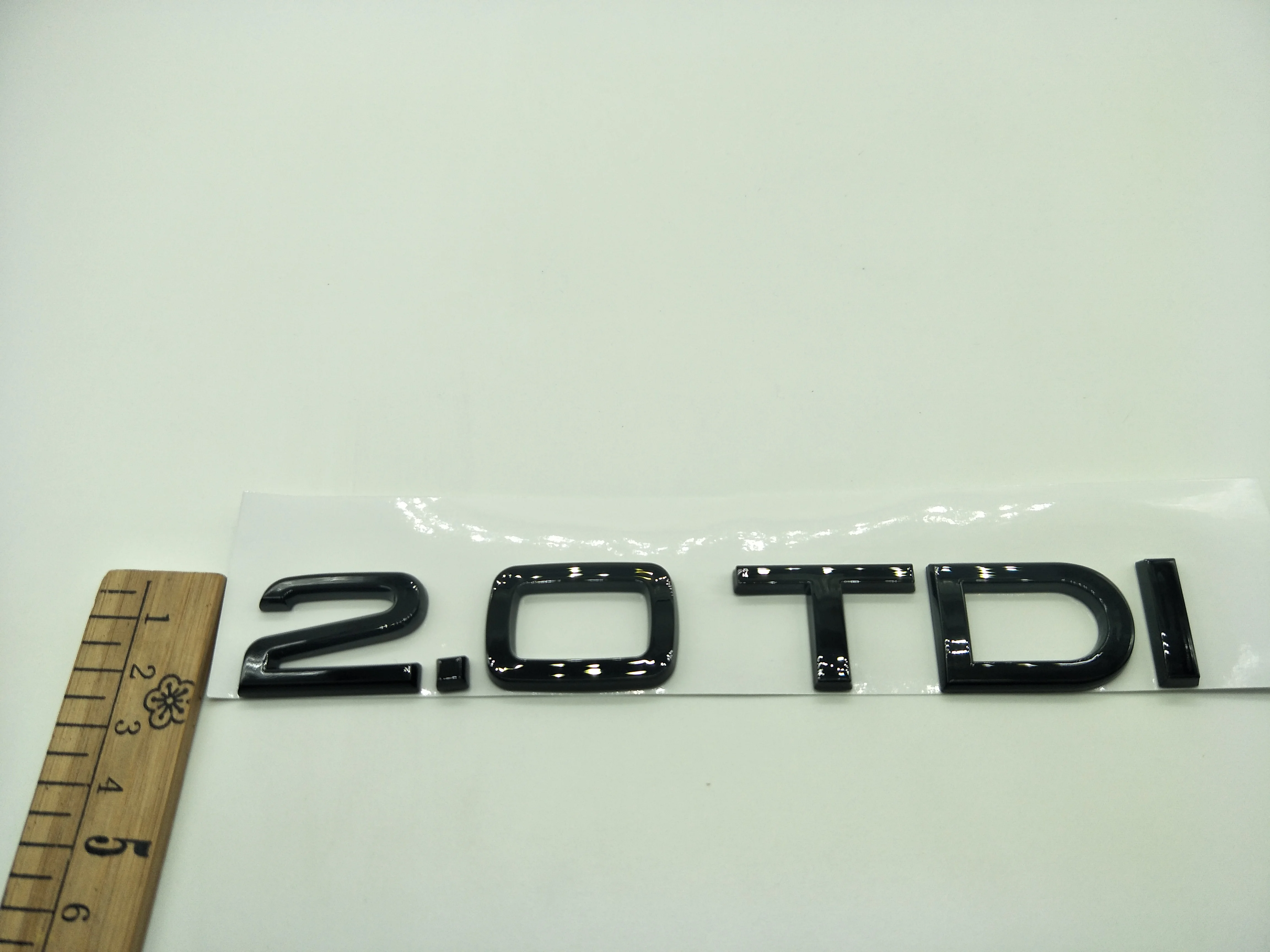 Best Car Styling 3D ABS Glossy Black 2.0TDI Trunk Rear Boot LETTERING Badge Emblem Sticker For A4 S4 A5 S5 A6 C6 A7