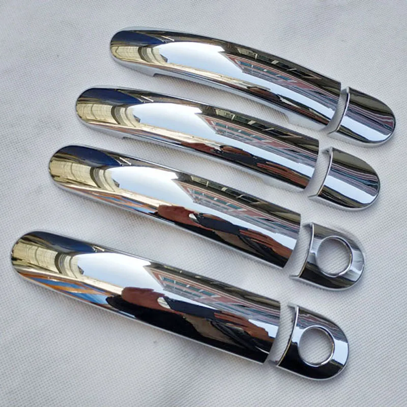 For Skoda Fabia 1 I mk1 6y 2001 parts accessories Plastic Chrome Car Door Handle Cover Trim handles covers Styling