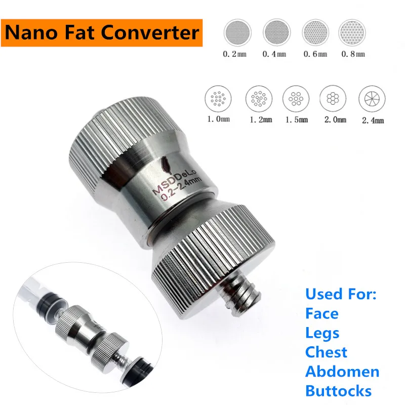 

Nano Fat Filter Converter Liposuction Tools Fat Grafting Vacuum Liposuction Needle Converter