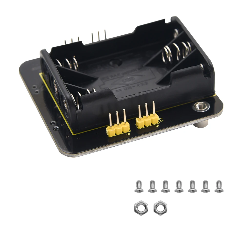 Keyestudio Micro bit Mini Servo Shield с держателем аккумулятора для Microbit Robot Car (без Micro bit Board)