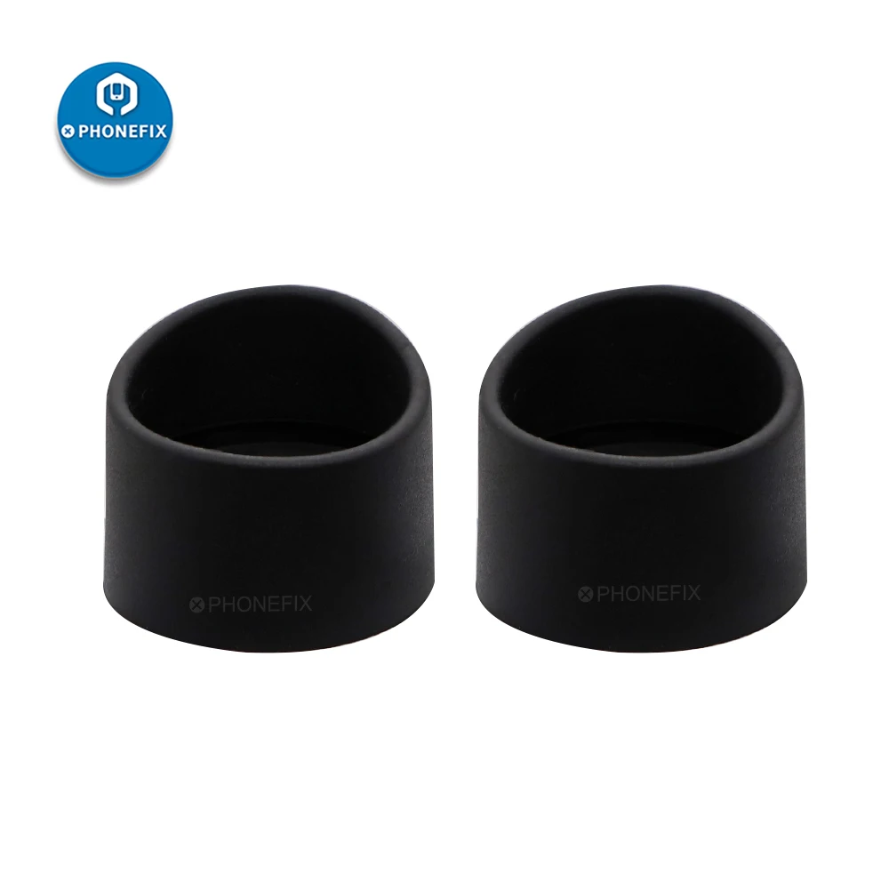 2pcs Soft Rubber Eyepiece Eye Shield 32-33mm Eye Guards Cups For Binocular Stereo Microscope Accessories Eye Shields Protection