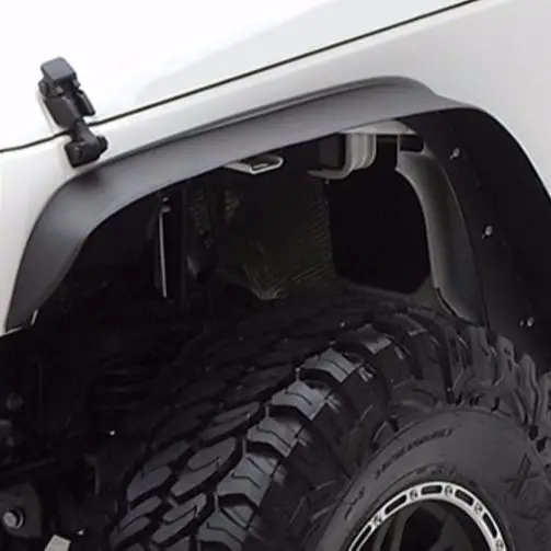 Front and Rear Fender Flares Steel Material for Jeep Wrangler JK J064 LANTSUN