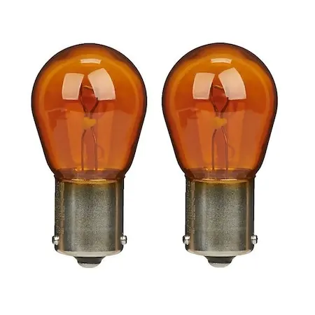 (2 Pieces ) PY21W BAU15s Orange incandcent Light Bulb Indicator Lamp