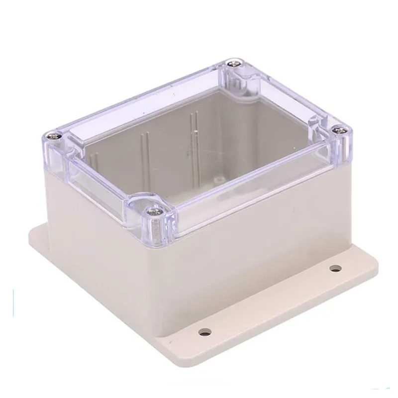 Wasserdichte Elektrische Junction Box Wand mount Outdoor Versiegelt Klar abdeckung Kunststoff Gehäuse Fall Elektrische Verteilung boxen