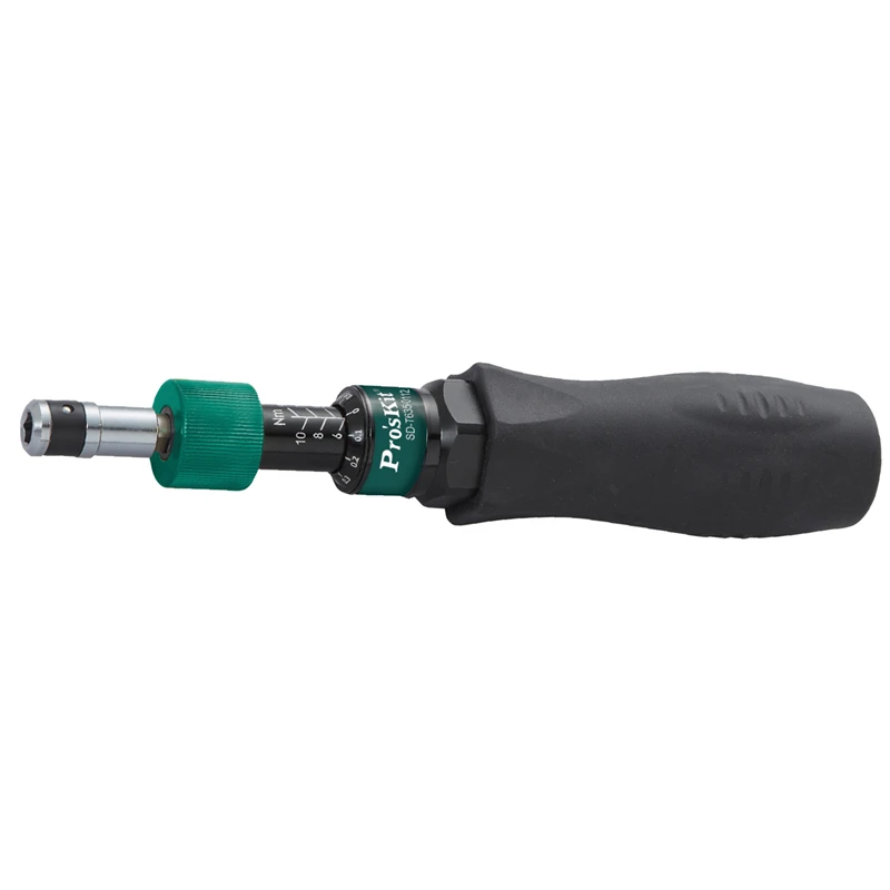 Proskit high-precision adjustable torque screwdriver 0.1-10Nm hexagonal hole reaches the preset value and prevents slippage