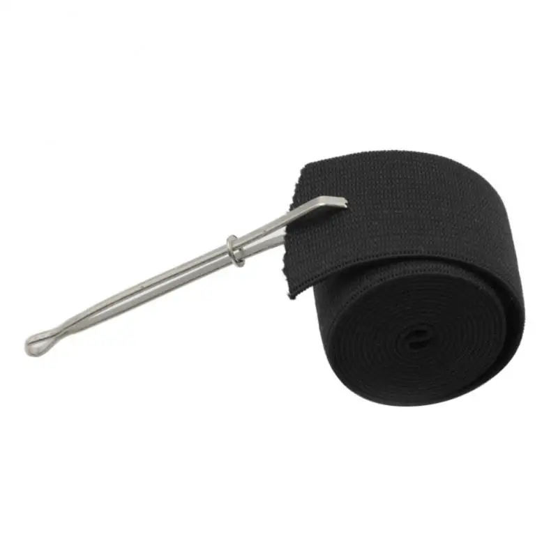 2pcs DIY Elastic Band Threading Device Clothing Sewing Tools Garment Clips Elastic Strip Punch Cross Stitch Practical Tools