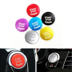 Car Aluminum Alloy Engine Start Stop Button Ring Cover Trim For BMW 1 3 5 Series F Chassis F01 F07 F10 F18 F15 F16 F36 F82 F83