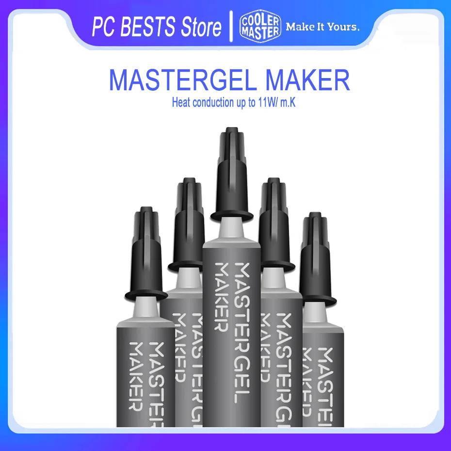 Cooler Master MASTERGEL MAKER Notebook Compound Heat Conduction Paste CPU Heat Dissipation Silicon Grease Computer Cooling