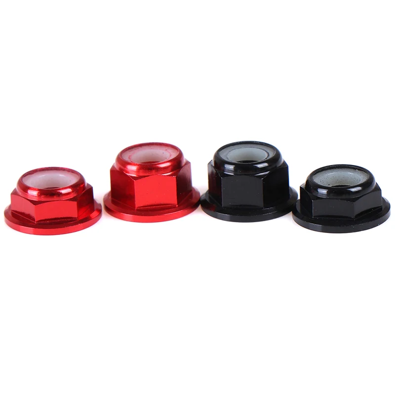 M5 Aluminum Flange Nylon Nut Low Profile CW CCW Anti-Loose Insert lock For 2204 2205 2206 Brushless Motor RC QAV250 210