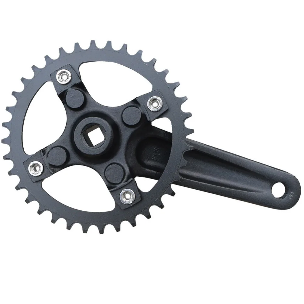 104BCD Bicycle Crank Sprocket 152/165/170mm Square Hole MTB Bike Crankset 30T 32T 34T 36T 38T 40T 42T Single Speed Chainring