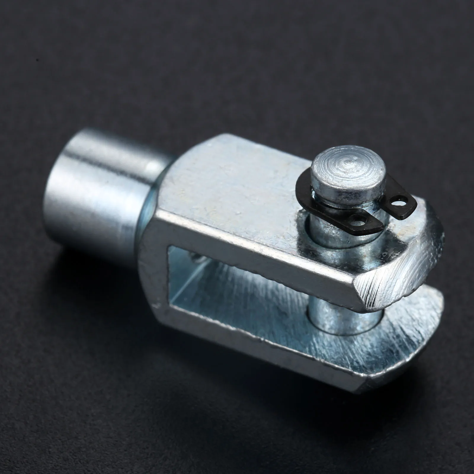 Y-16 M6 * 1 Đầu Ren Xi Lanh Khí Nén Thanh Kim Loại Piston Clevis Y Khớp Phù Hợp Với 16Mm Cấu Tạo Bằng Khí Nén Không Khí Cơ Học liên Kết Phần Cứng Đơn Vị