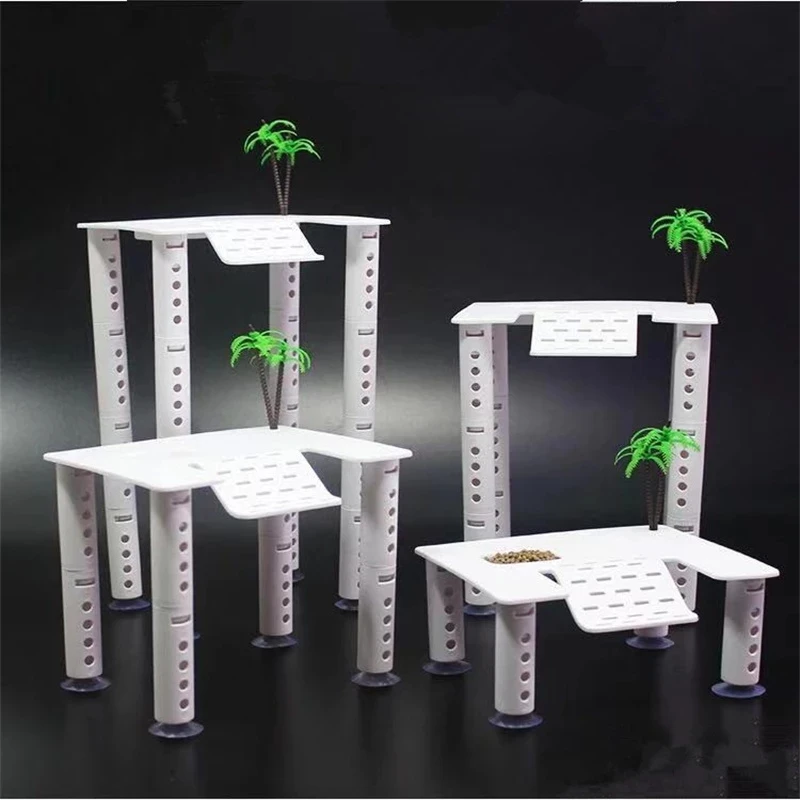 Aquarium fish tank climbing ladder island reptile platform turtle basking in the sun lying platform turtle tank accessories