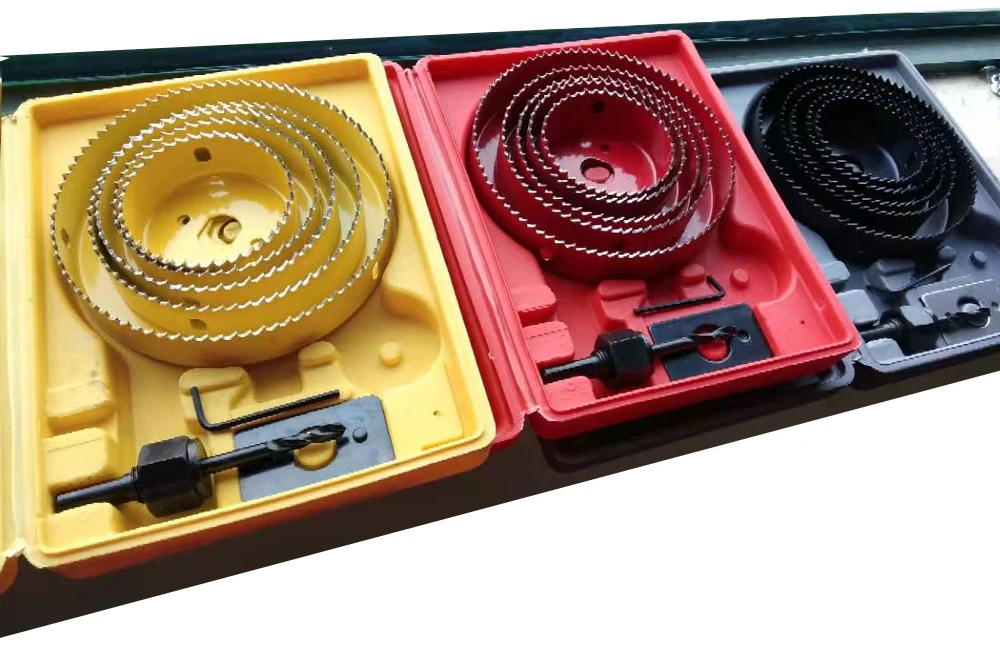 13/8/5 Pcsชุดเลื่อยตัดเลื่อยเจาะเครื่องมือไม้ตัด19-127มม.Mandrels Saws core Drill Bitsงานไม้