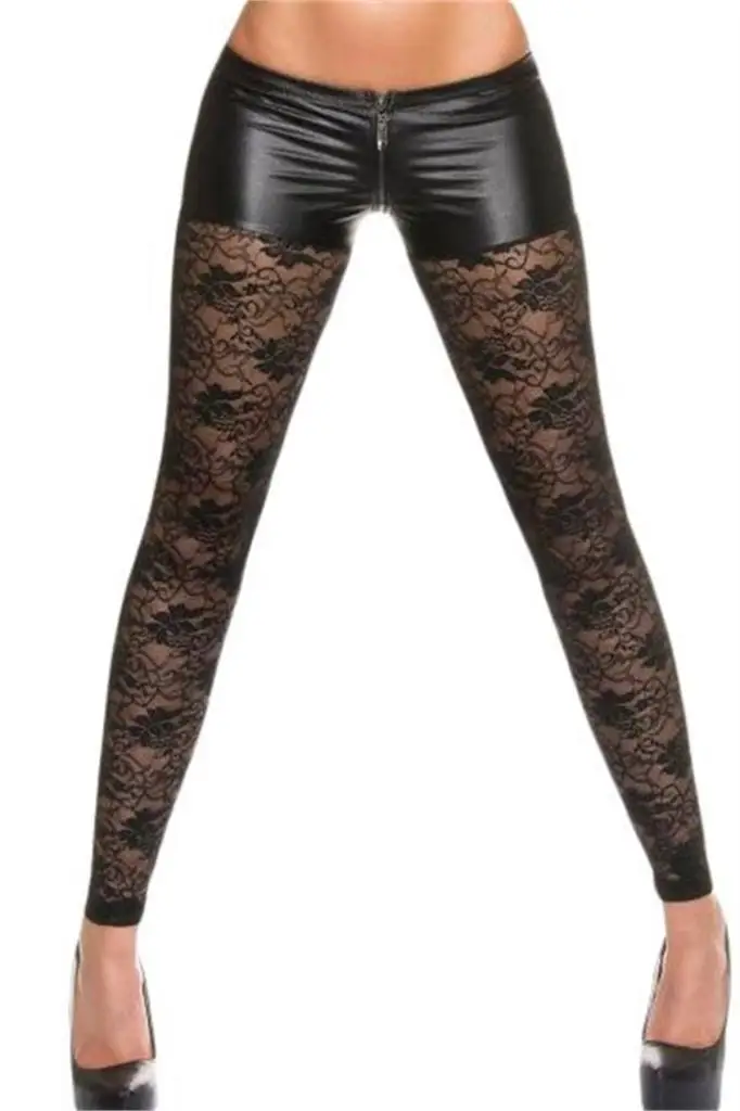 Terry Pau TP101428 lace detailed shorts tights