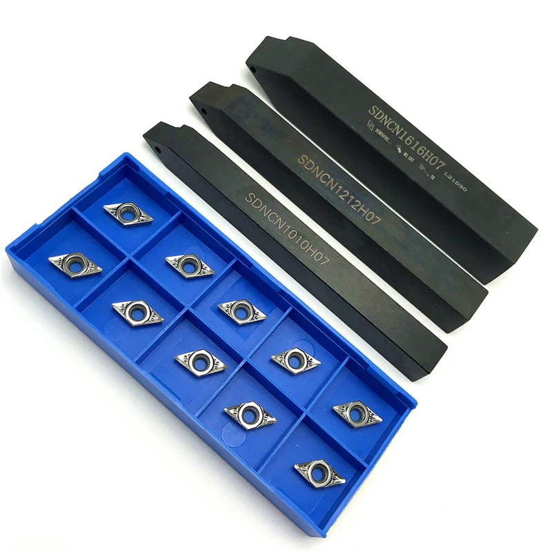 Torneamento Externo Ferramenta Titular Mais Dcgt070204 Inserções de Alumínio Metal Torno Ferramentas Sdncn1010h07 Sdncn1212h07 Sdncn1616h07 Sdncn2023k07