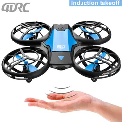 4DRC V8 Mini Drone avec caméra grand angle, 4K, 1080P, HD, WiFi, FPVDrone recommande de garder le jouet quadrirotor pliable, cadeau