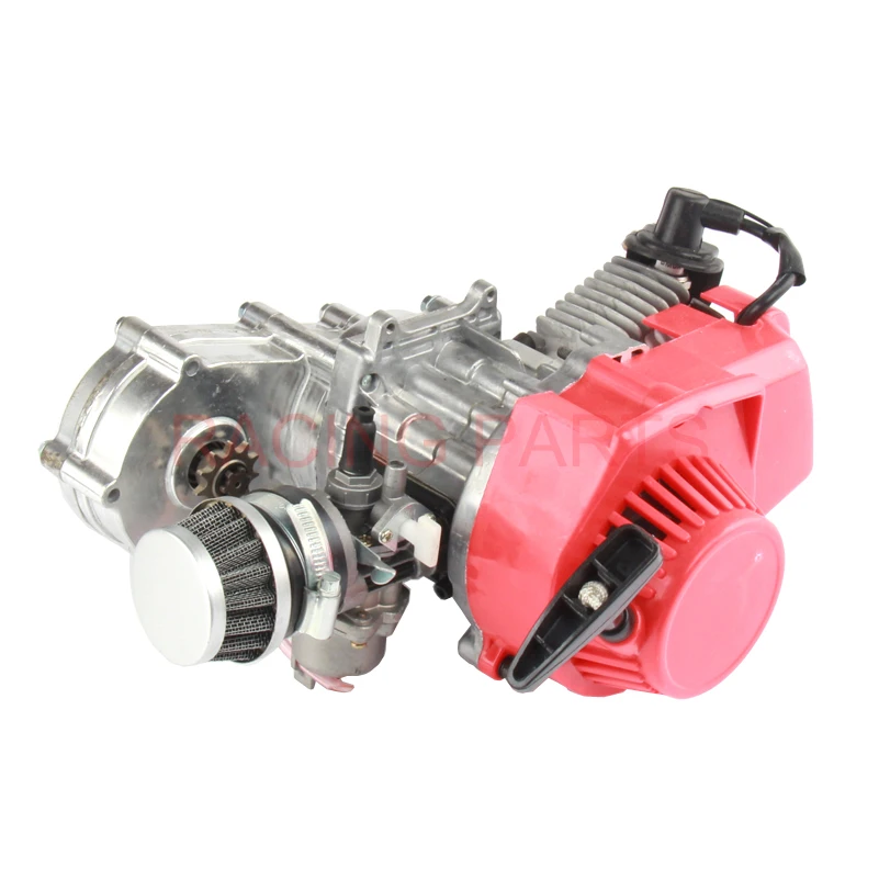 49cc 2 stroke Engine Motor for Mini Pocket Bike Scooter Dirt Bikes ATV Quad Motorized Bicycle