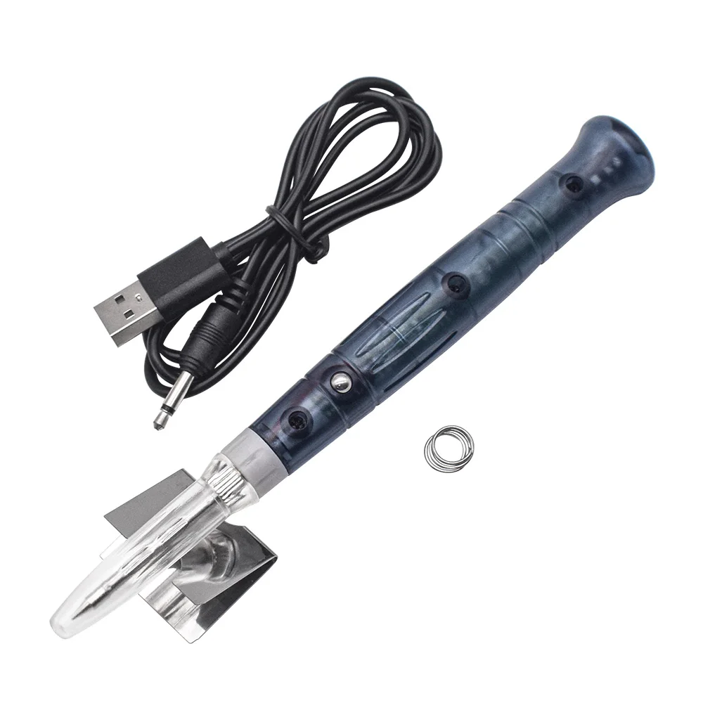 Portable USB Soldering Iron Professional Electric Heating Tools Rework With Indicator Light Handle Welding Gun BGA Repair Tool