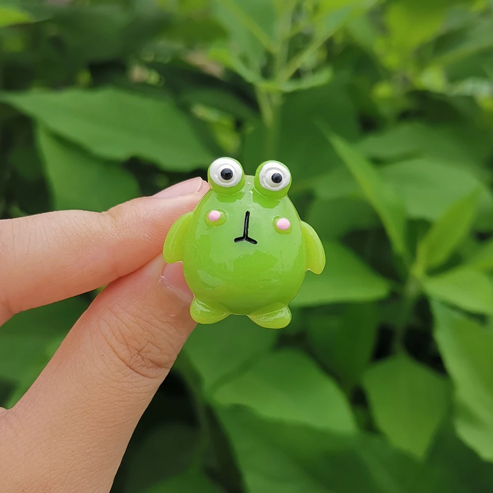 Lost Lady New Green Cartoon Frog Resin Rings Novelty Cute Rings for Girls Women Jewelry Children Gifts Accessories