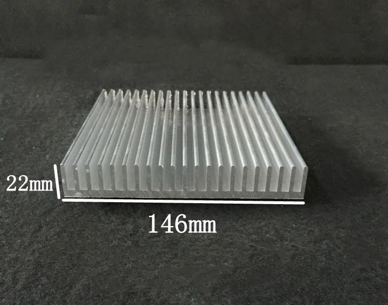 High Power Radiator 146x22x100mm 200 300 Aluminum heatsink Extruded heat sink for Electronic LED Power Amplifier Cooler Cooling