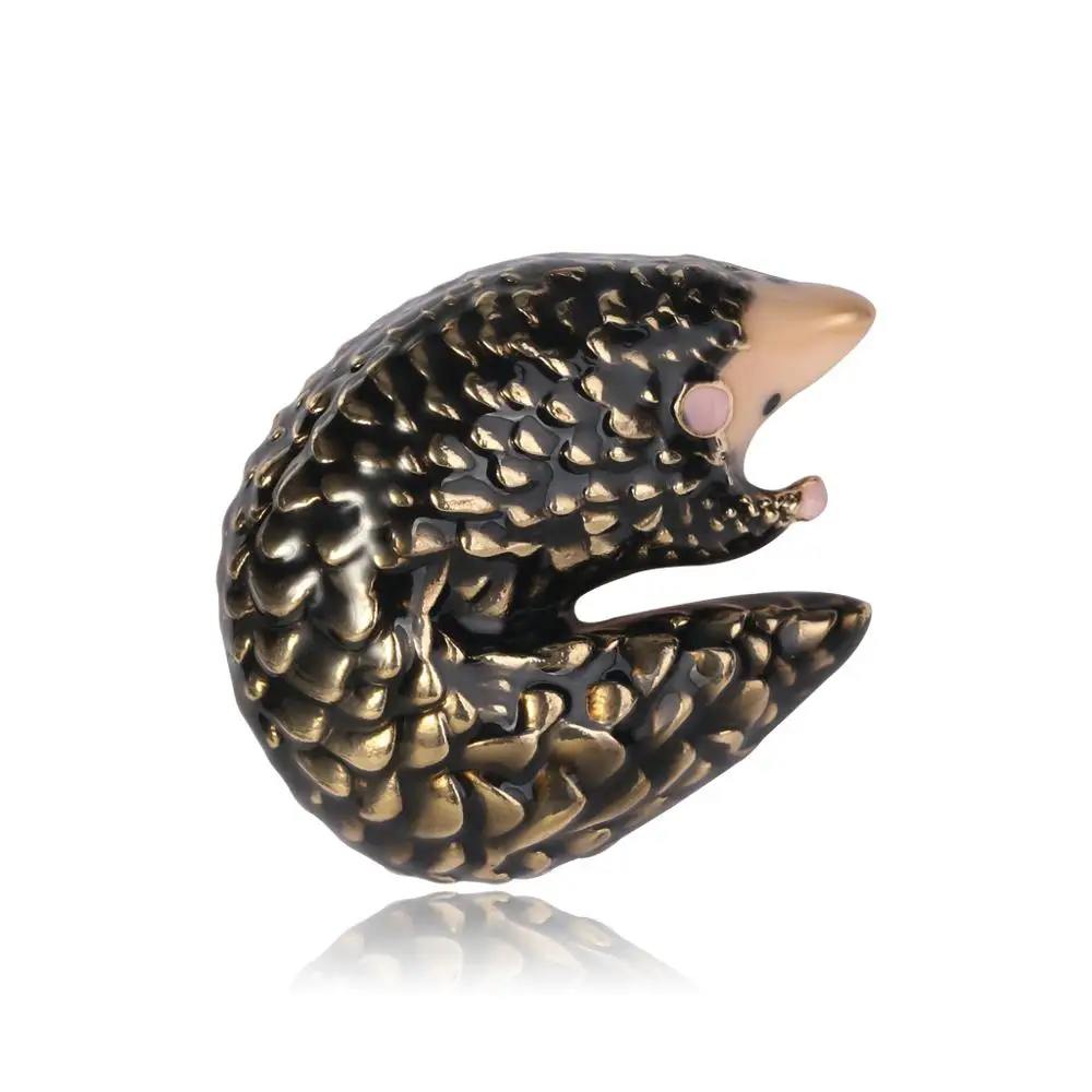 3pcs/lot Fashion pangolin animal Enamel Brooches  Women Men's Weddings Brooch Pins best Christmas gift
