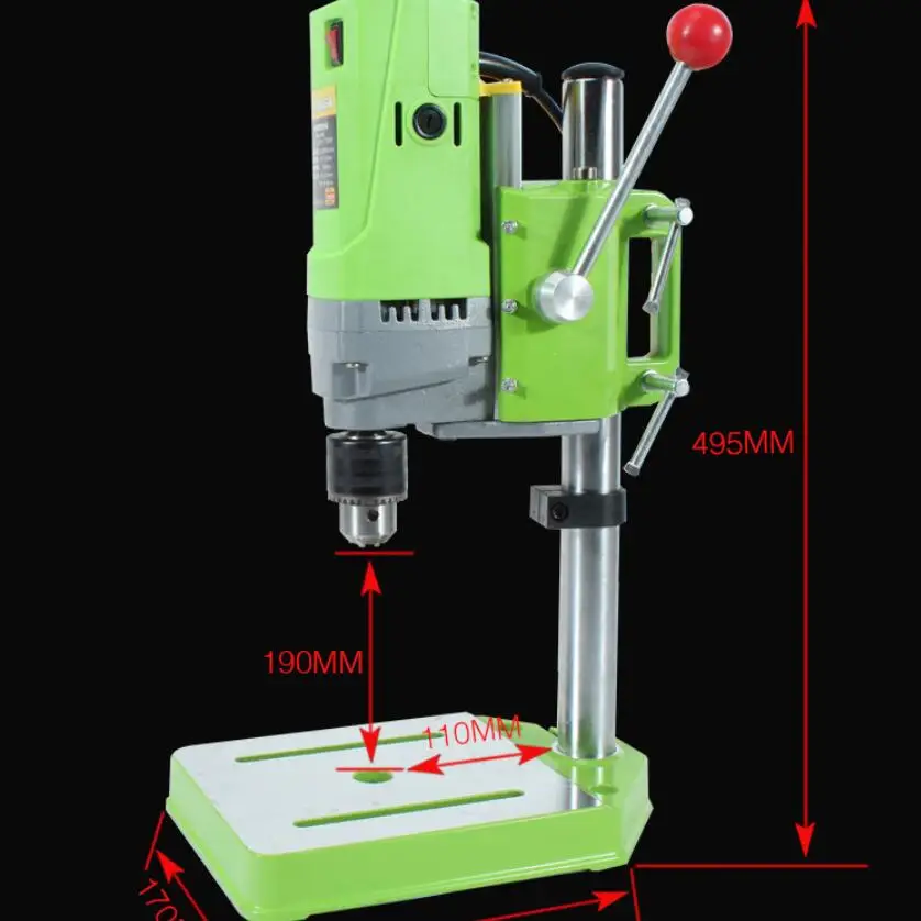 

jeweler Bench Drill Stand 710W Mini Electric Bench Drilling Machine Drill Chuck 1-13mm Jewelry Drilling Tools Goldsmith