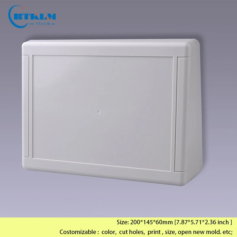 Wall mounting junction box  Plastic enclosure ABS plastic box  DIY electronic project case Custom shell 200*145*60mm