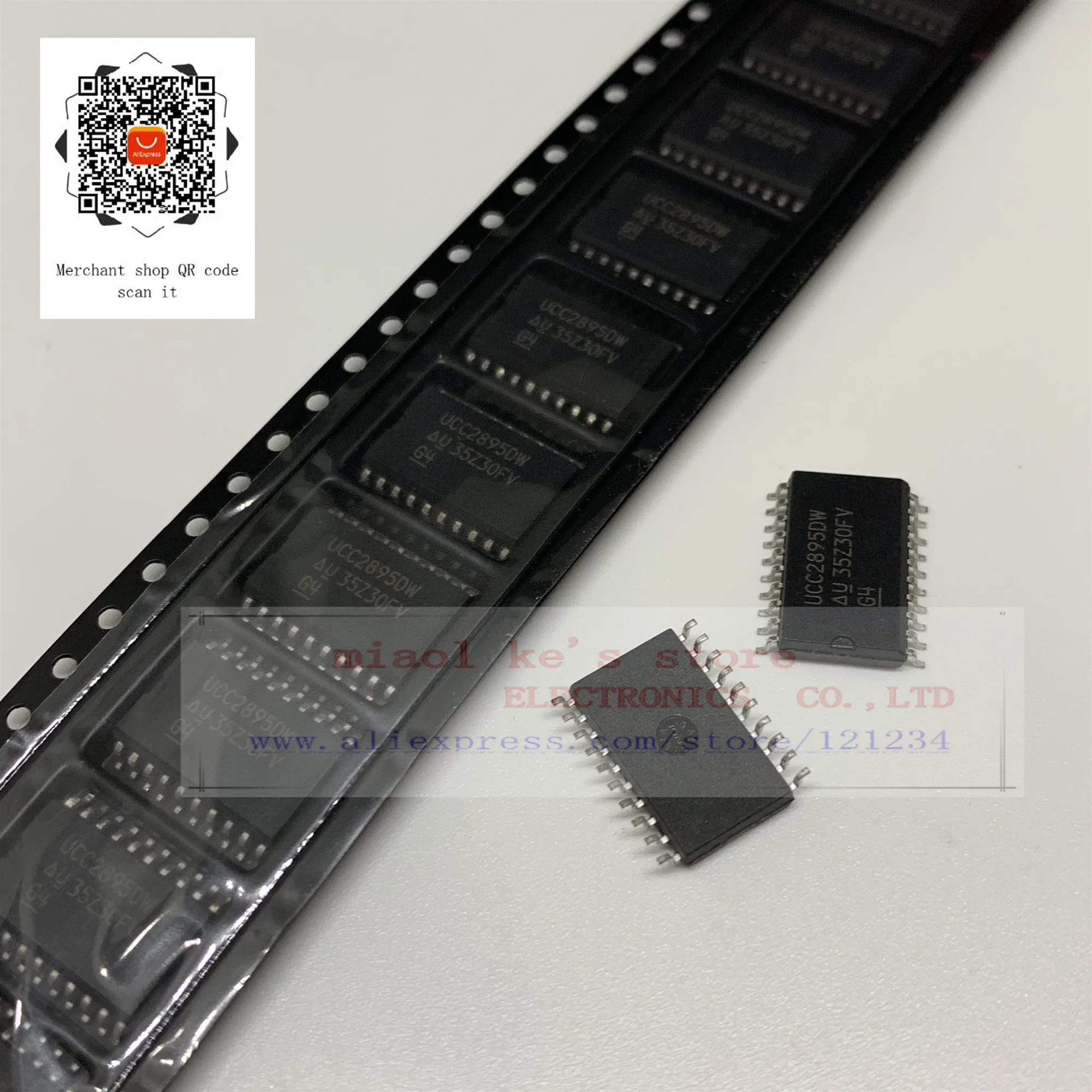 [10pcs]100%New original; UCC2895DWTRG4 UCC2895DWTR UCC2895DW UCC2895 SOP20 - IC REG CTRLR ISO PWM 20-SOIC